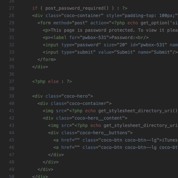 Zrzut ekranu przedstawiający kod PHP w edytorze tekstu